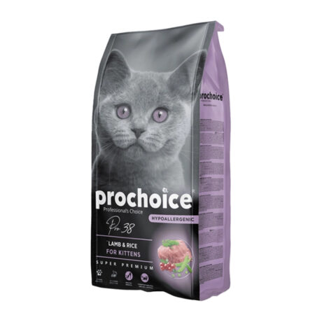 ProChoice Pro 38 Kitten Ξηρά Τροφή Γάτας με Αρνί & Ρύζι 15kg
