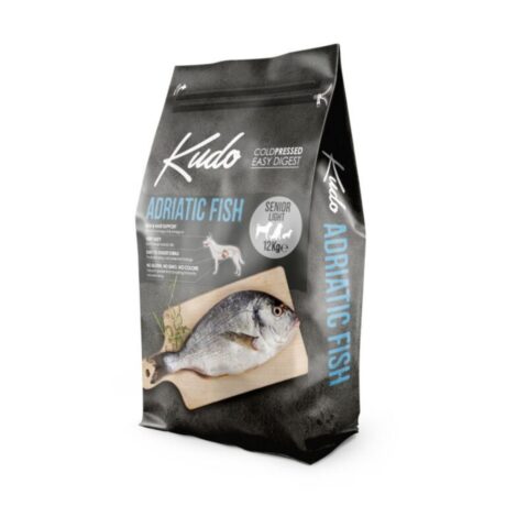 Kudo Senior/Light Αdriatic Fish All Breeds Ξηρά Τροφή Σκύλου με Ψάρι 12kg
