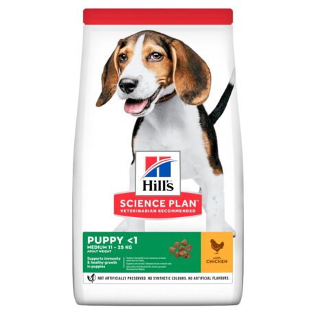 Hill's Science Plan Puppy Medium Ξηρά Τροφή Κουταβιού Κοτόπουλο 14kg