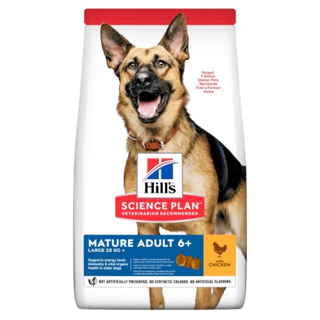 Hill's Science Plan Adult Mature Large Ξηρά Τροφή Σκύλου Κοτόπουλο 14kg