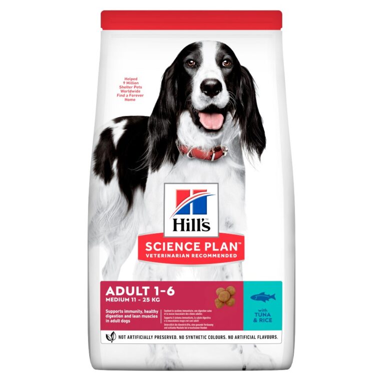 PETHELLAS_ΣΚΥΛΟΥ HILL'S SCIENCE PLAN ADULT MEDIUM ΤΟΝΟΣ ΜΕ ΡΥΖΙ 2.5KG