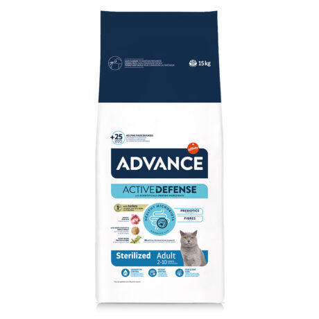 Advance Cat Sterilized Turkey Ξηρά Τροφή Γάτας με Γαλοπούλα 15kg