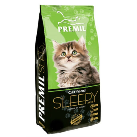 Premil Super Premium Sleepy Ξηρά Τροφή Γάτας με Πουλερικά 10kg