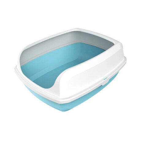 Pet Interest Λεκάνη Γάτας Easy Semi-Closed Μπλε 50.5x37.5x19.5cm