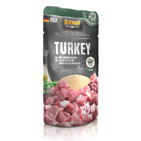 Belcando Finest Selection Υγρή Τροφή Σκύλου με Γαλοπούλα σε Φακελάκι 125gr