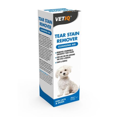 VetIQ Tear Stain Remover Σταγόνες για Καθαρισμό Ματιών Σκύλου 100ml