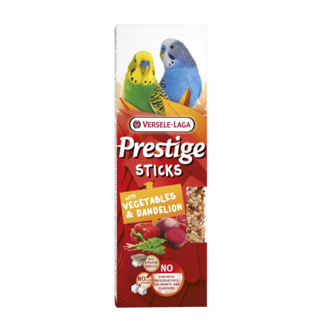 Versele Laga Prestige Sticks Budgies με Λαχανικά & Πικραλίδα 2x30gr