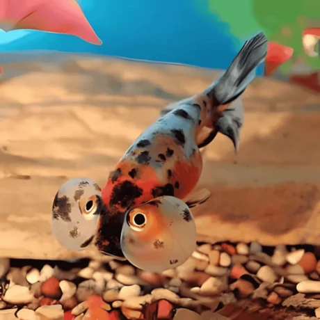 Χρυσόψαρα Calico Bubble Eye 5-6cm