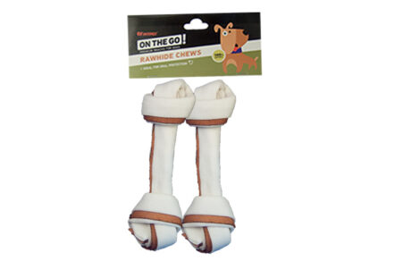 On The Go Δίχρωμο Κόκκαλα με Κόμπους 20cm 80-85gr 2τμχ