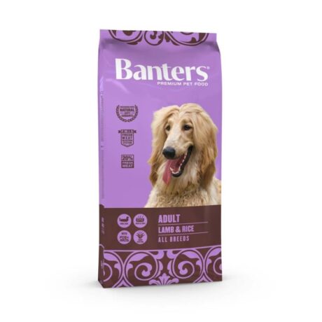 Banters Adult Lamb & Rice Ξηρά Τροφή Σκύλου με Αρνί & Ρύζι 15kg