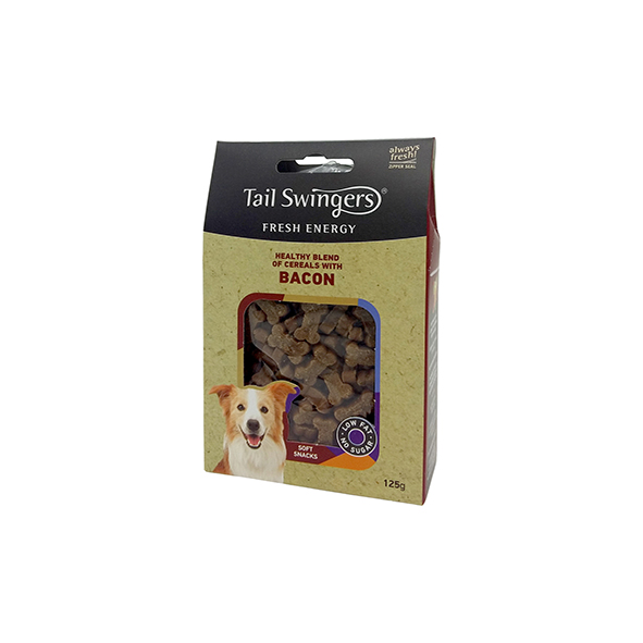 TAILSWINGERS SOFT SNACKS BACON 125gr