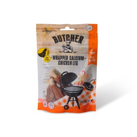 Vadigran Butcher BBQ Chicken Wrapped Calcium Chicken Leg Mini 70gr