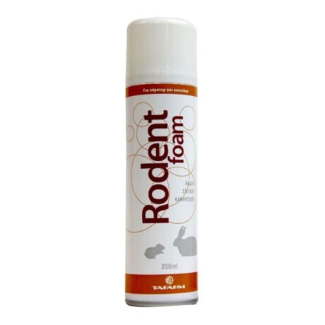 Tafarm Rodent Foam Αφρός Στεγνού Καθαρισμού Για Τρωκτικά 250Ml