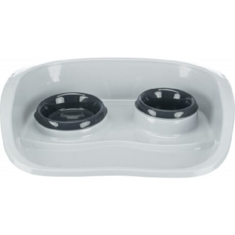 Trixie Βάση με Πλαστικά Πιάτα 250ml 46x11x30cm