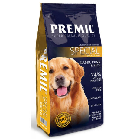 Premil Special Lamb & Tuna Ξηρά Τροφή Σκύλου με Αρνί & Τόνο 15kg