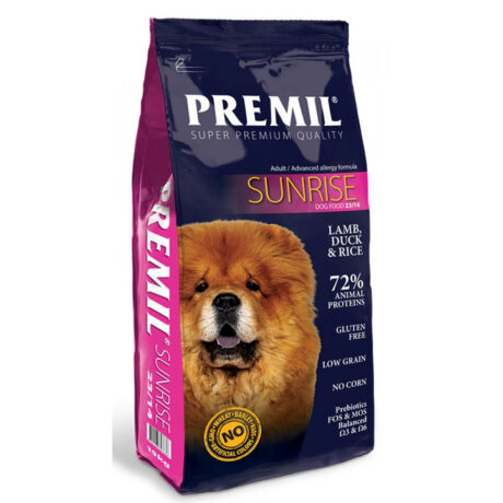 Premil Adult Sunrise Lamb & Duck Ξηρά Τροφή Σκύλου με Αρνί & Πάπια 15kg