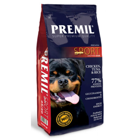 Premil Super Sport Chicken & Tuna Ξηρά Τροφή Σκύλου με Κοτόπουλο & Τόνο 15kg