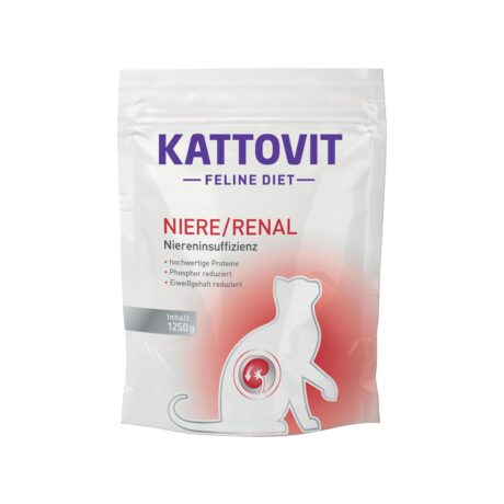 Kattovit Renal Ξηρά Τροφή Γάτας με Κρέας 1.25kg