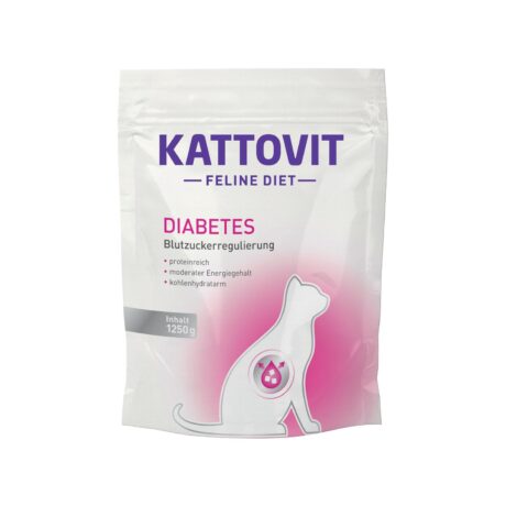 Kattovit Diabetes Ξηρά Τροφή Γάτας με Ψάρι & Καλαμπόκι 1.25kg