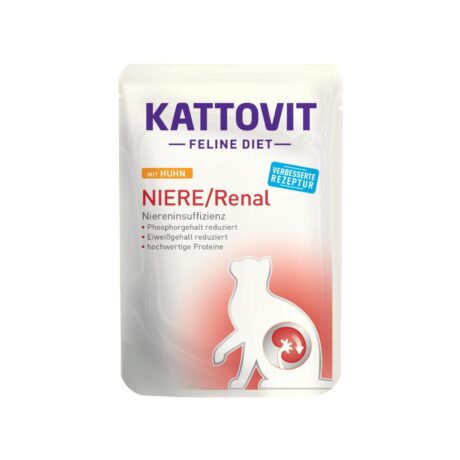 Kattovit Renal Chicken Υγρή Τροφή Γάτας με Κοτόπουλο 85gr