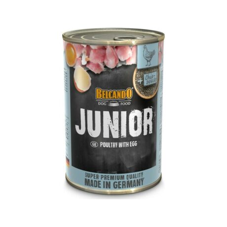 Belcando Super Premium Junior Χωρίς Σιτηρά Υγρή Τροφή για Κουτάβι με Κοτόπουλο σε Κονσέρβα 400gr