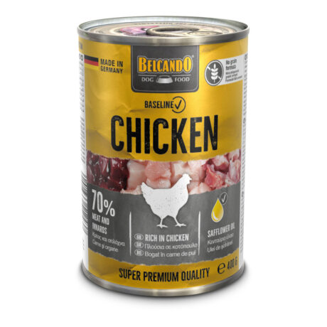 Belcando Baseline Υγρή Τροφή Σκύλου με Κοτόπουλο Χωρίς Σιτηρά σε Κονσέρβα 400gr