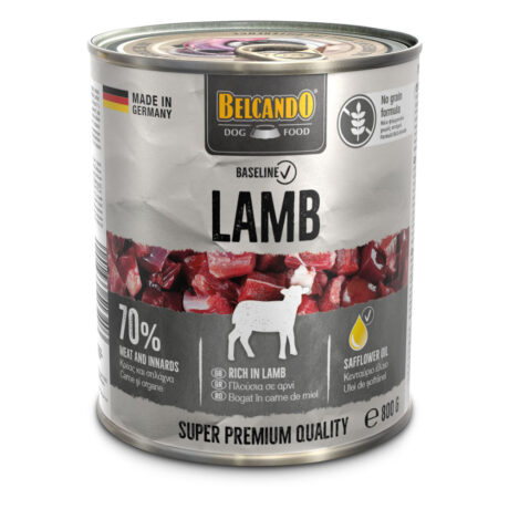 Belcando Baseline Υγρή Τροφή Σκύλου με Αρνί Χωρίς Σιτηρά σε Κονσερβα 800gr