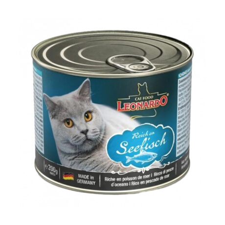 Leonardo Ocean Fish Κονσέρβα Γάτας με Ψάρια 200gr