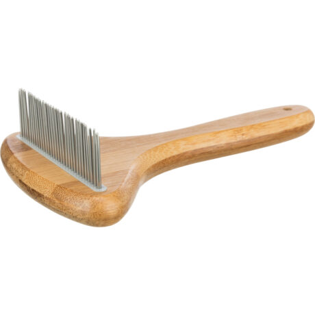 Trixie Χτένα Ξεμπερδέματος Μακρυού Τριχώματος Bamboo/Μεταλλική 10x17cm