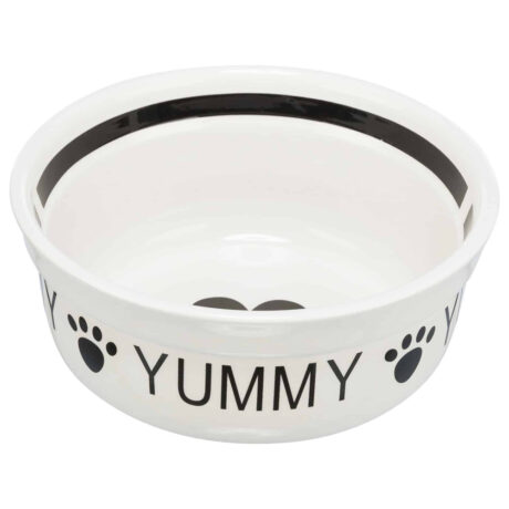 Trixie Πιάτο Κεραμικό Άσπρο/Μαύρο 1.6lt/20cm