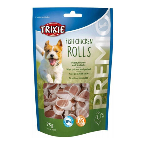 Trixie Premio Rolls Λιχουδιές Κοτόπουλου/Μπακαλιάρου 75gr