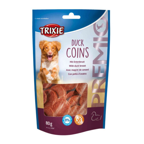 Trixie Premio Duck Coins Λιχουδιές Σκύλου με Πάπια 80gr