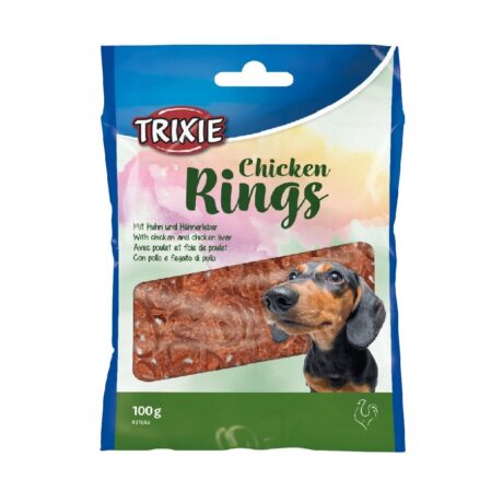 Trixie Chicken Rings Λιχουδιές Σκύλου με Κοτόπουλο 100gr