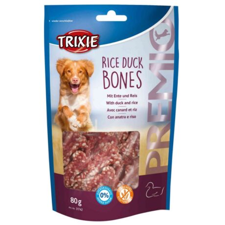 Trixie Premio Duck Rice Bones Λιχουδιές Σκύλου με Πάπια & Ρύζι 80gr