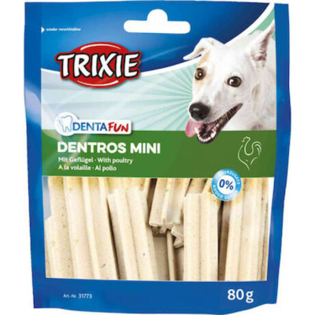 Trixie Dentafun Dentros Mini Οδοντικές Λιχουδιές Σκύλου με Πουλερικά 60gr