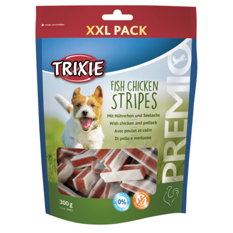 Trixie Premio XXL Stripes Λιχουδιές Κοτόπουλου/Μπακαλιάρου 300gr