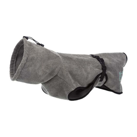 Trixie Μπουρνούζι/Πετσέτα για Σκύλους Γκρι Small 40cm