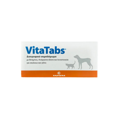 Tafarm Vita Tabs Συμπλήρωμα Βιταμινών Σκύλου/Γάτας 60 ταμπλέτες