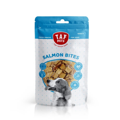 Taf Pets Λιχουδιά Σκύλου Μπουκιές Σολομού 75gr