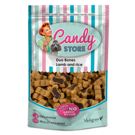 Vadigran Candy Duo Bones Μαλακές Λιχουδιές με Αρνί & Ρύζι για Σκύλους 180gr