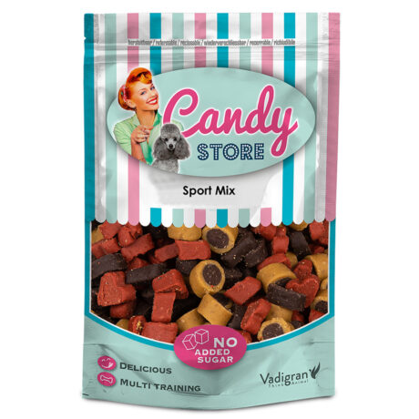 Vadigran Candy Sport Mix Μαλακές Λιχουδιές για Εκπαίδευση & Ανταμοιβή 180gr