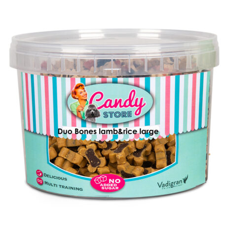 Vadigran Candy Duo Bones Μαλακές Λιχουδιές με Αρνί & Ρύζι για Σκύλους 1.8kg