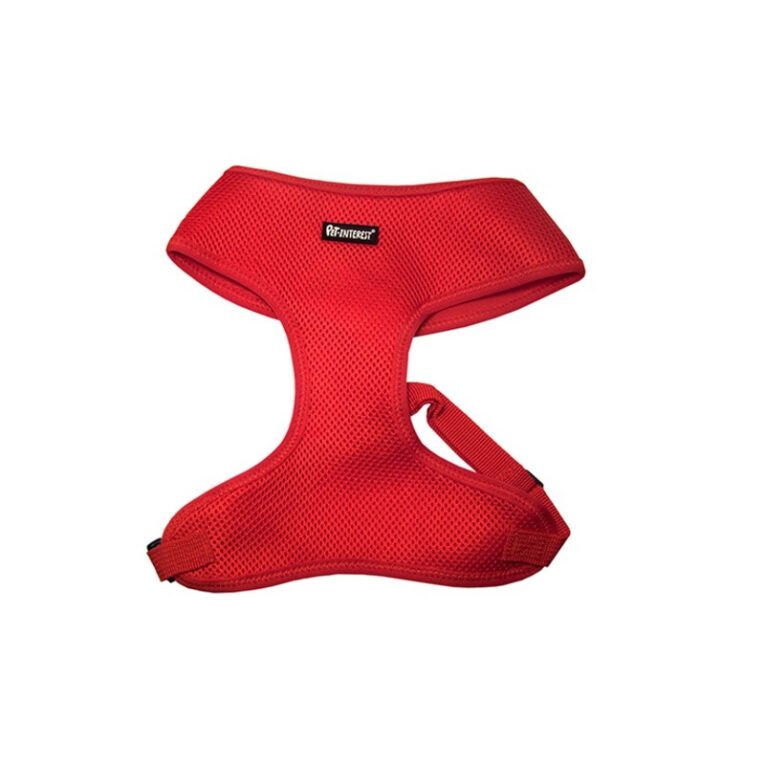 Mesh Plain color Harness M RED