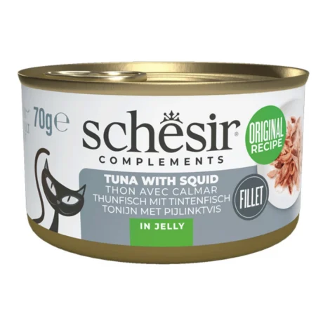 Schesir Cat Jelly Τόνος Με Καλαμάρι 70gr