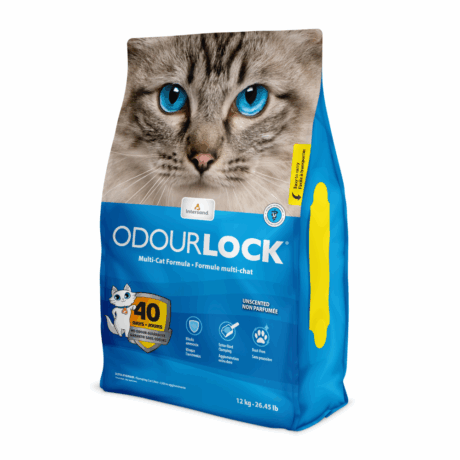 Intersand Odourlock Ultra Premium Unscented Άμμος Υγιεινής Γάτας Χωρίς Άρωμα 12kg