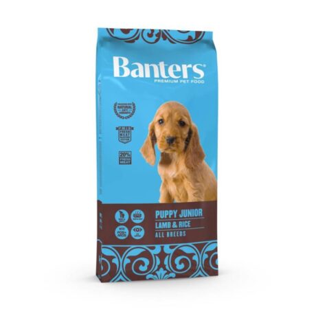 Banters Puppy Junior Lamb & Rice Ξηρά Τροφή Κουταβιού με Αρνί & Ρύζι 15kg