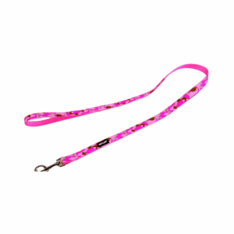 Petler Οδηγός Σκύλου Ροζ Camo Small 1.3x122cm έως 9kg