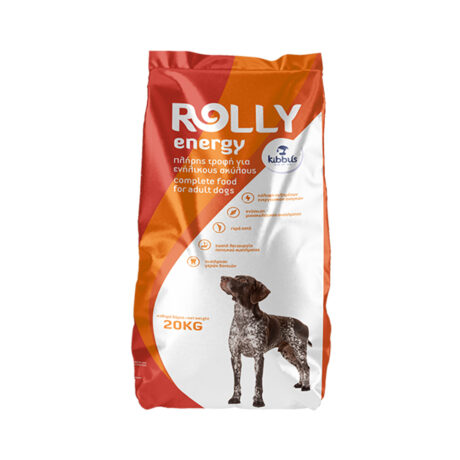 Rolly Kibbus Energy Ξηρά Τροφή Σκύλου 20kg