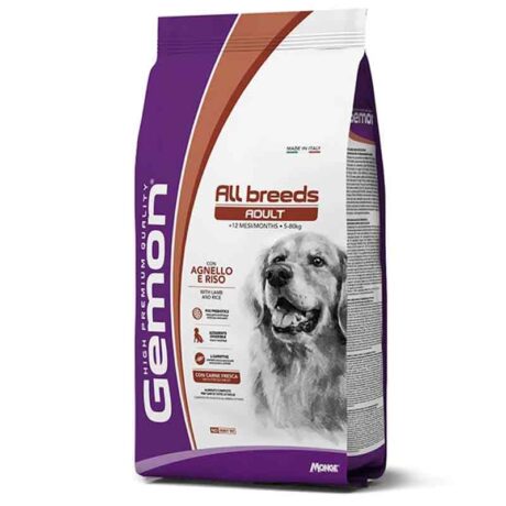 Gemon Adult All Breeds Ξηρά Τροφή Σκύλου με Αρνί & Ρύζι 20kg