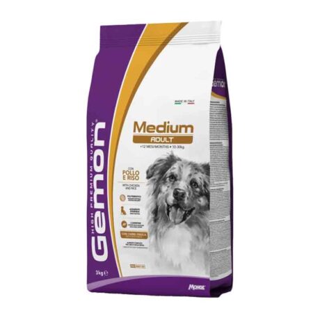 Gemon Medium Adult Ξηρά Τροφή για Σκύλους με Κοτόπουλο 3kg